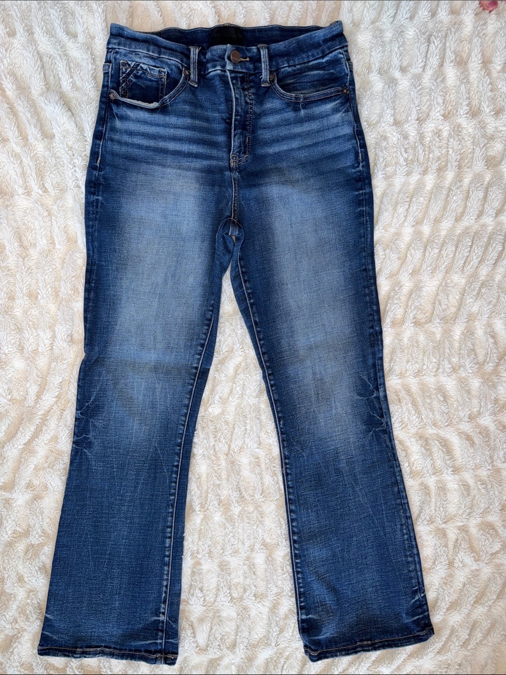 Buckle Black Fit No.75 Medium Blue Boot Cut Jeans